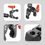 r095 ulanzi camera clamp mount for action cameras 