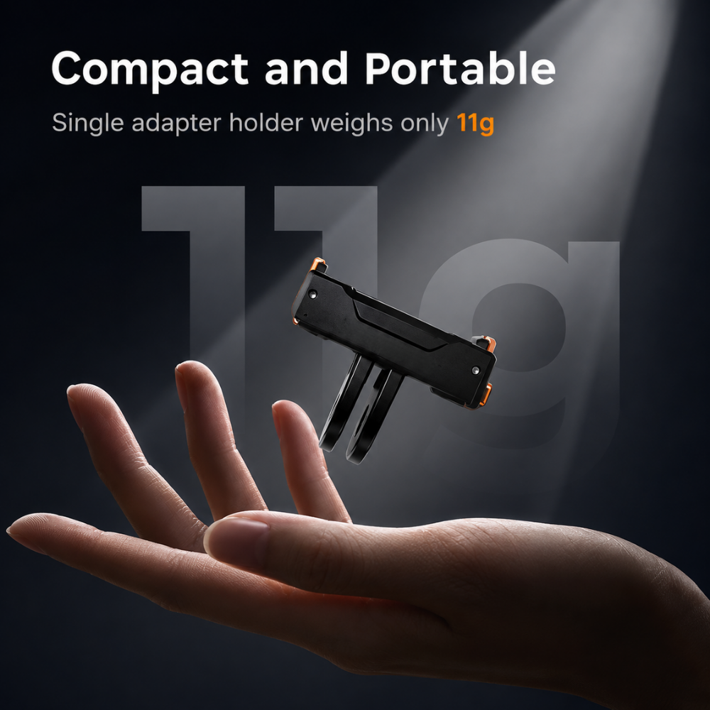 Magnetic Adapter Mount with J Hook and tripod adapter