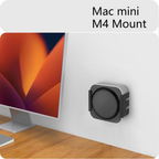 Space saving Mac Mini M4 wall mount bracket with cable management