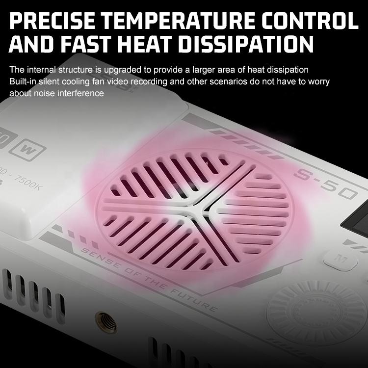 Pocket-size LED photography light with wide color temperature range