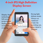 smartphone selfie screen with battery