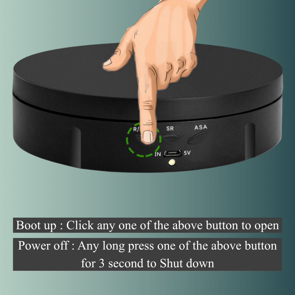 Durable motorized stand with 8KG load capacity
