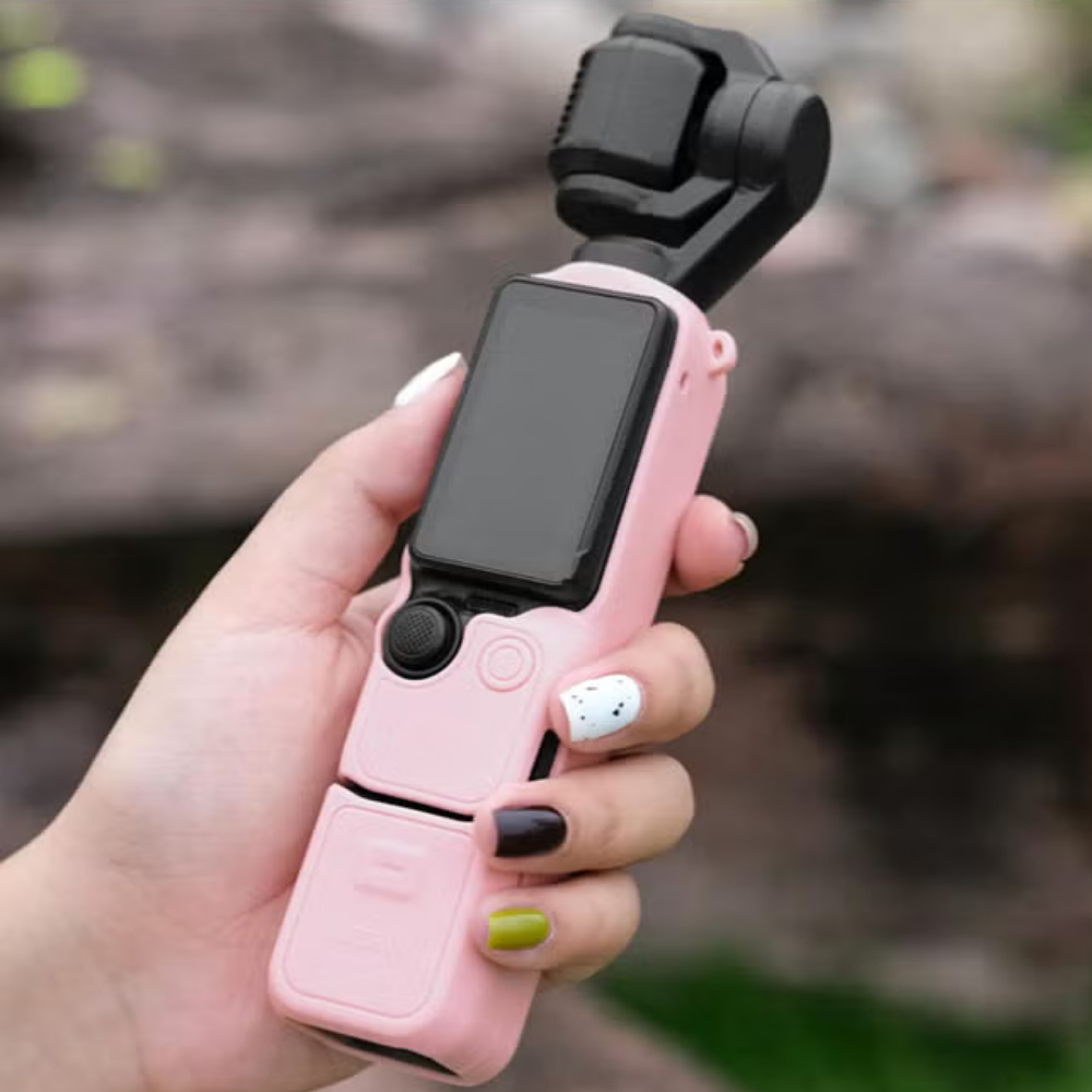 Silicone Case for DJI Osmo Pocket 4 with Lens Cover