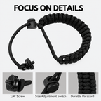 Camera Wrist Strap For DJI Pocket 4Pro, Insta360 Luna Ultra With Universal 1/4-inch Thread