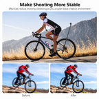 Dual Ball Head Clamp Mount | 360° Bike & Motorcycle Handlebar
