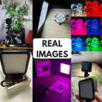 lightweight abs body rgb led light for mobile creators