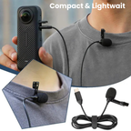 Type-C Lavalier Mic for Insta 360 X5 Yantralay 1.5M Wire