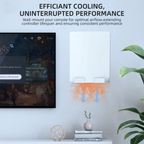 Wall mounted PlayStation 5 storage bracket