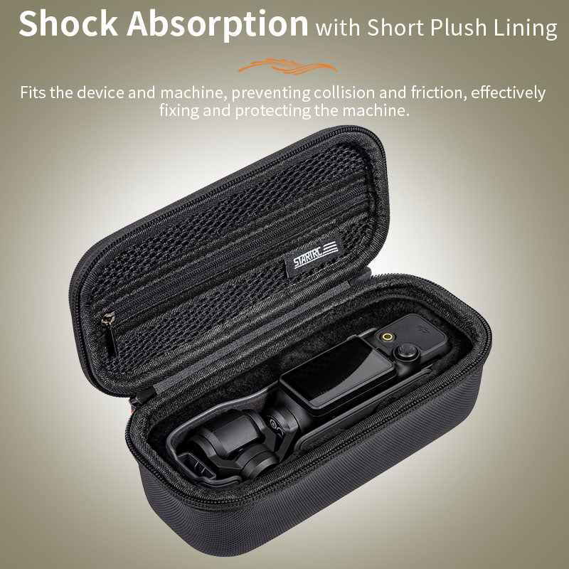 DJI Pocket 3 case, Osmo Pocket 3 bag, camera travel case, gimbal protective case, waterproof camera case, shockproof gimbal case, portable camera bag, Osmo Pocket accessories case, creator combo bag, camera gear organizer, EVA camera case, PU gimbal case, travel camera case, black camera bag, DJI storage case.