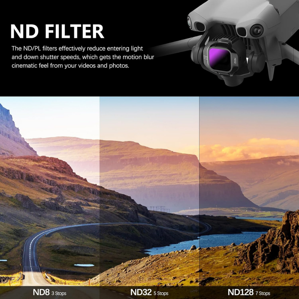 glare reduction cpl drone filter
