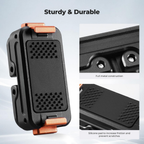 action camera mount with 1/4 screw hole