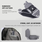 Camera mounting clip for hands-free shooting and travel use