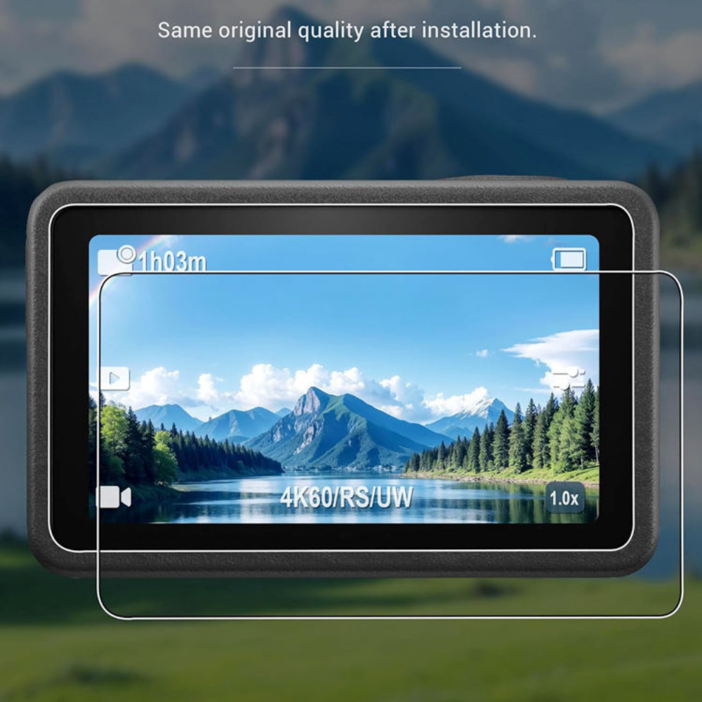 Lens and screen protection film for DJI Osmo Action 5 camera