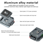 Arca-Swiss Tripod Plate for DSLR Photography