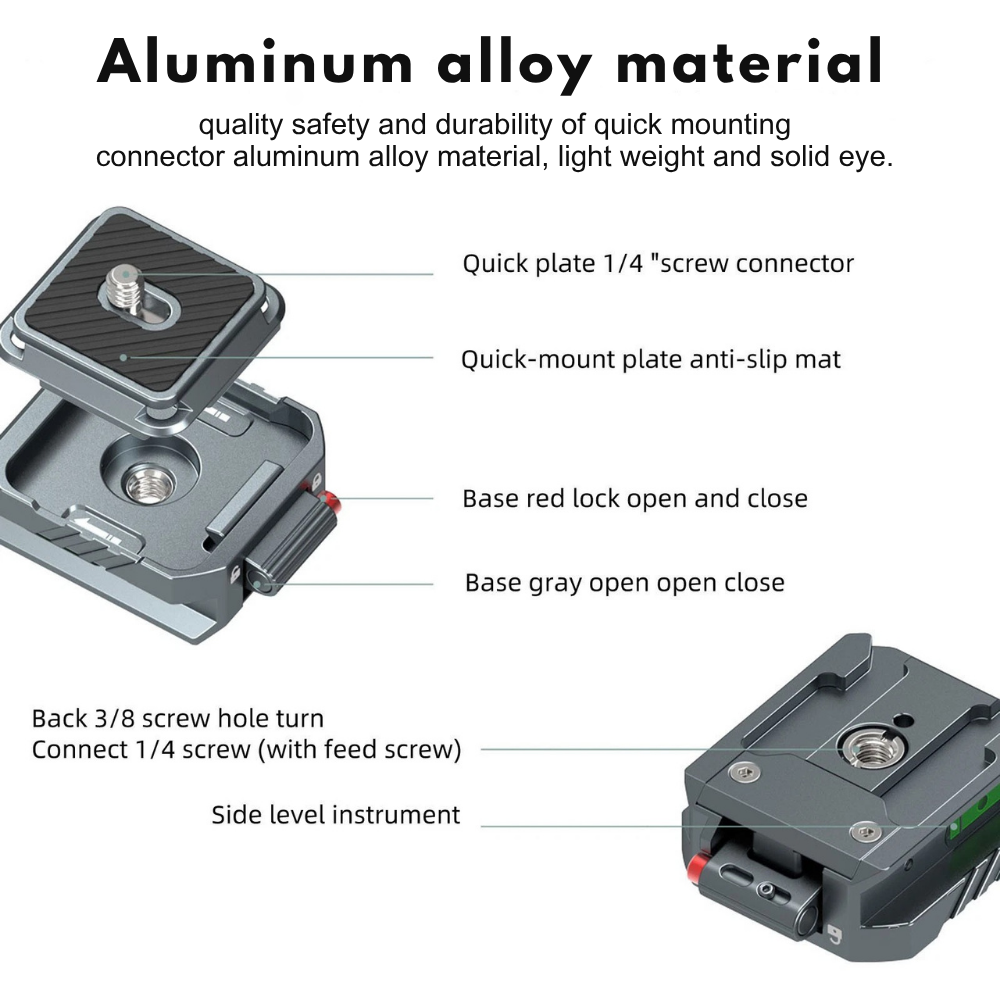 Arca-Swiss Tripod Plate for DSLR Photography