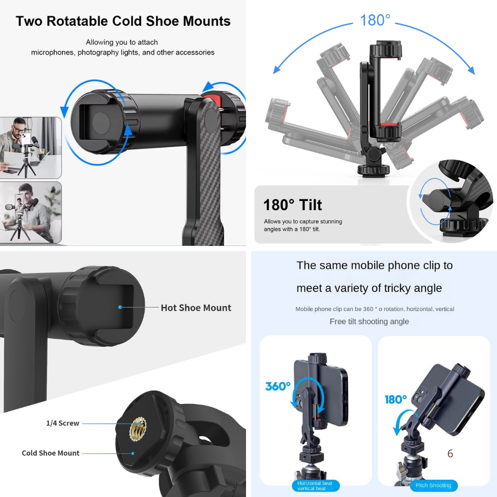 mobile phone clip with 1 4 screw mount