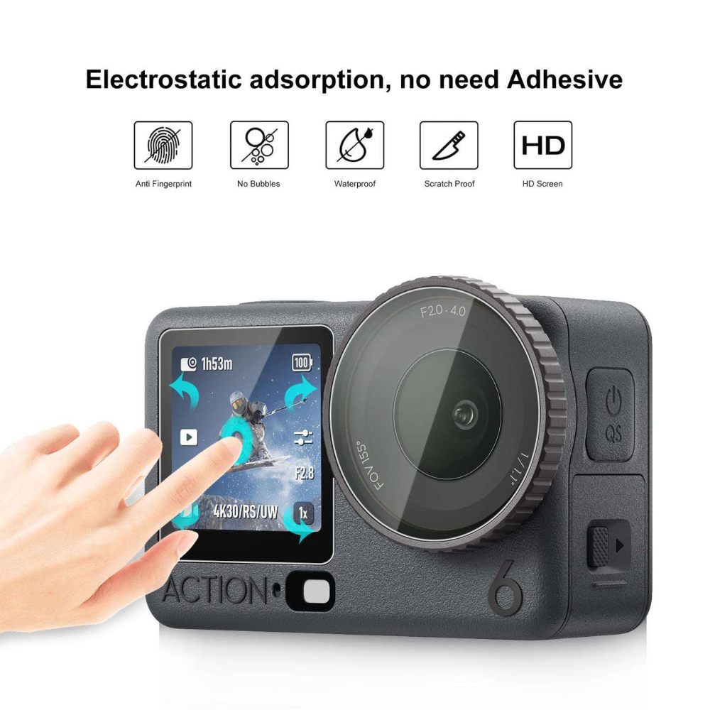 bubble free screen protector for dji action camera