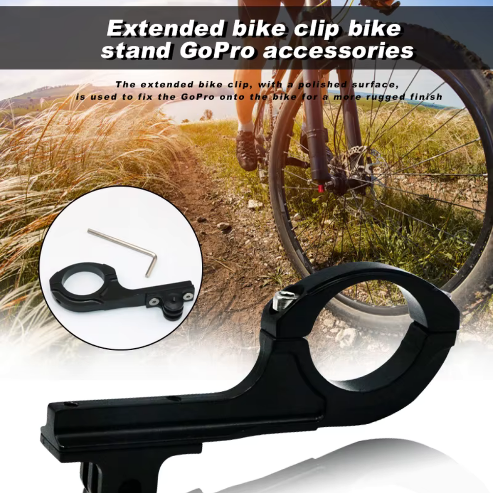 Yantralay aluminium clamp with 1/4 inch screw for action cameras