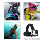 Action camera mount kit for hiking biking and travel recording