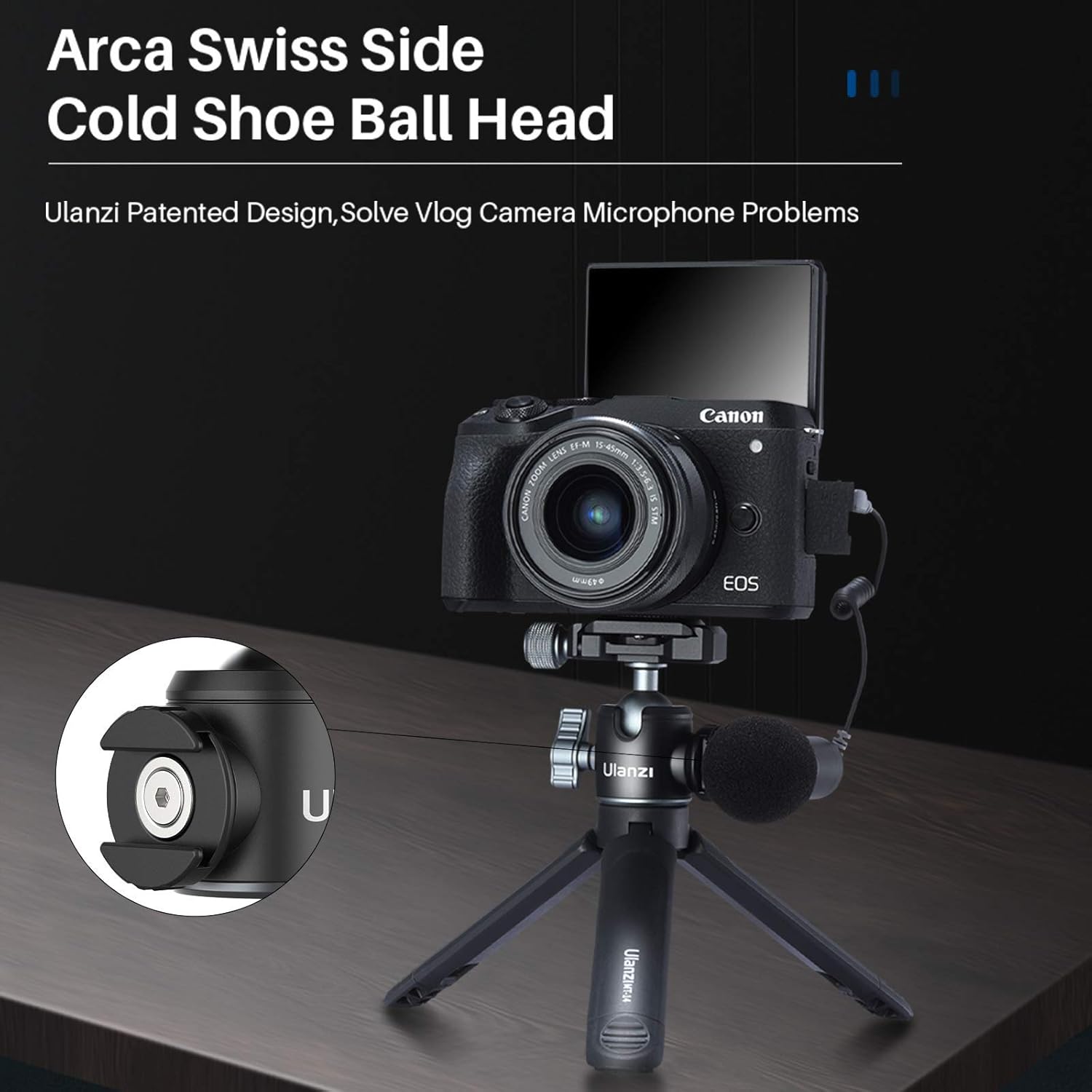 Arca compatible quick release camera tripod head