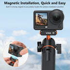 Dual direction magnetic quick release adapter for DJI Osmo cameras