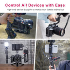 Anti-deflection quick release plate for camera rigs and stabilizers