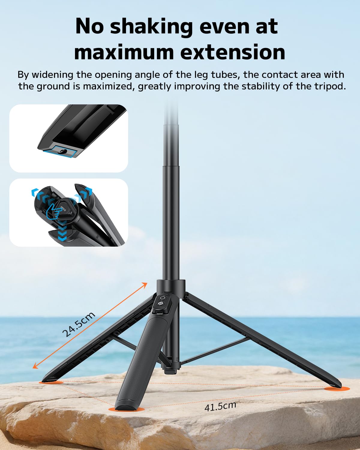 Magnetic quick release adapter for DJI Osmo Action cameras