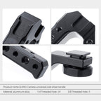 Metal top handle grip for professional filmmaking setups