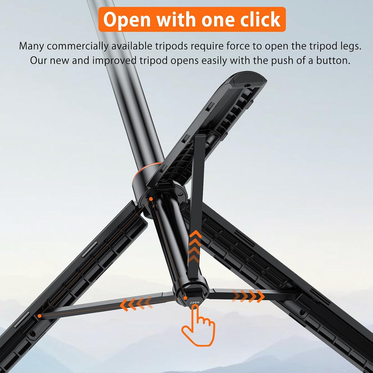 DJI Osmo Action 6 Selfie Stick Tripod with 1/4 Inch Thread