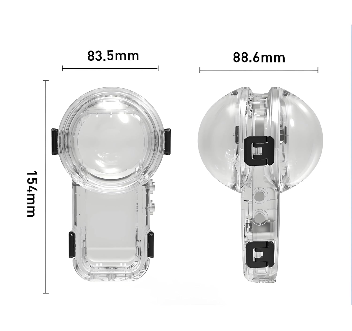 insta360 x5 waterproof housing 60m