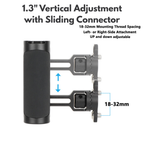 camera handle with accessory mount cold shoe