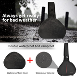 Triangle camera carry case with tripod holder and anti-theft buckles