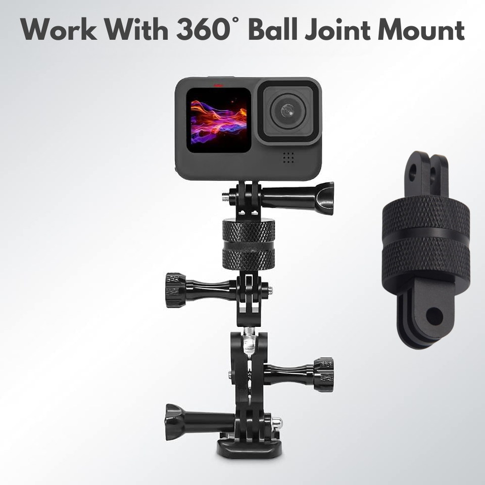 Precision CNC 360 mount for action photography setups