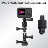 Precision CNC 360 mount for action photography setups