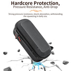 DJI Pocket 3 case, Osmo Pocket 3 bag, camera travel case, gimbal protective case, waterproof camera case, shockproof gimbal case, portable camera bag, Osmo Pocket accessories case, creator combo bag, camera gear organizer, EVA camera case, PU gimbal case, travel camera case, black camera bag, DJI storage case.