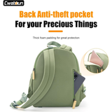 Interior view showing camera, lens, and iPad storage compartments