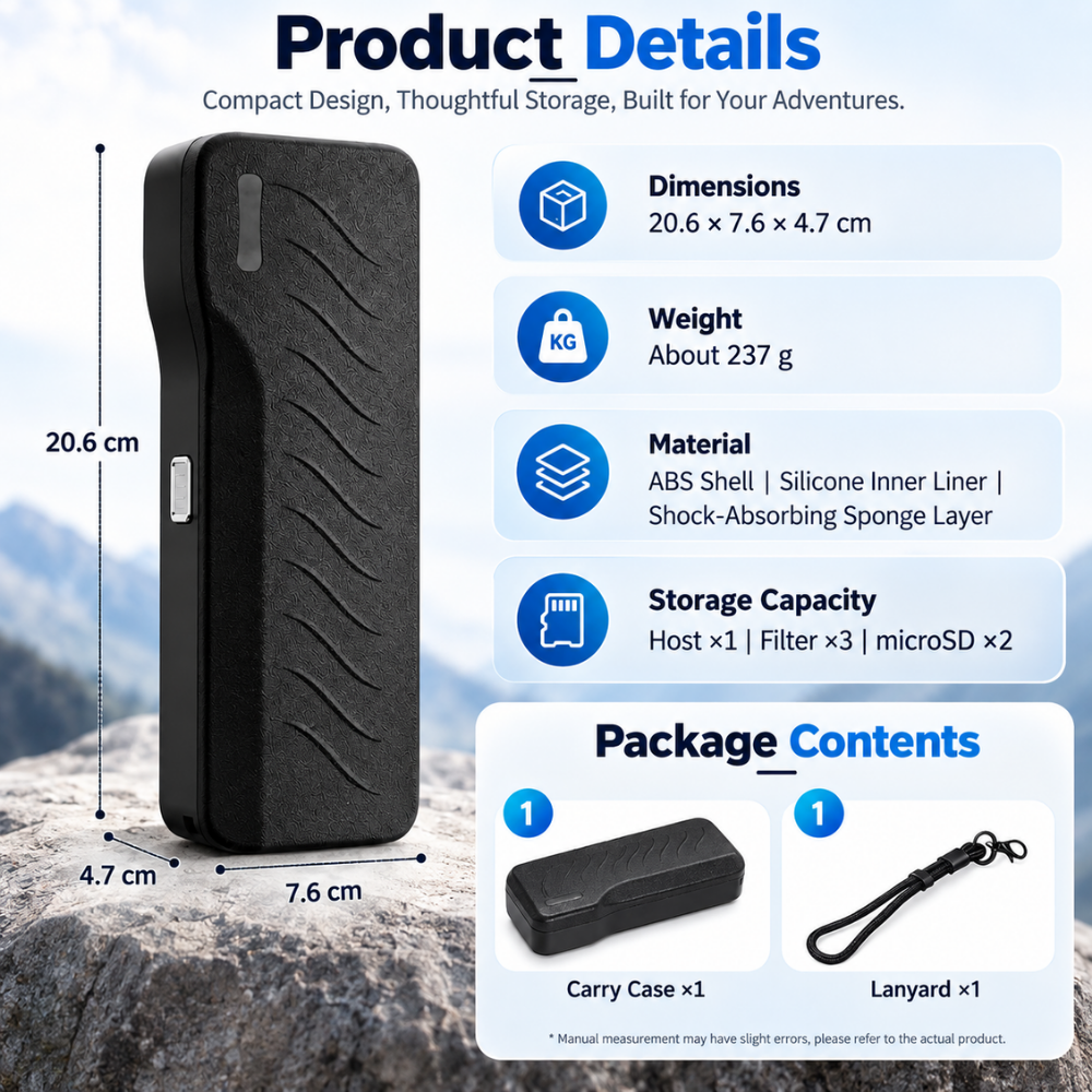 Hard Shell Storage Case for DJI Osmo Pocket 4 Pro secure latch lock