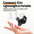 Luna Ultra accessory frame with dual cold shoe slots