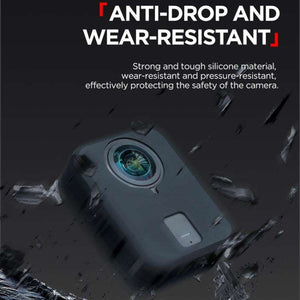 Shockproof silicone case and lens cover for DJI Osmo 360