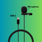 Type-C Lavalier Mic for Insta 360 X5 Yantralay 1.5M Wire