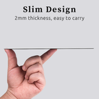 Aluminum Mouse Pad Double Sided Waterproof Gaming Mat
