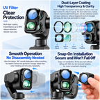 DJI Osmo Pocket 4 Pro lens filter with aluminium alloy frame