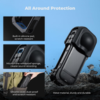 Aluminum Cage for Insta360 X5 Camera with Cold Shoe Mount