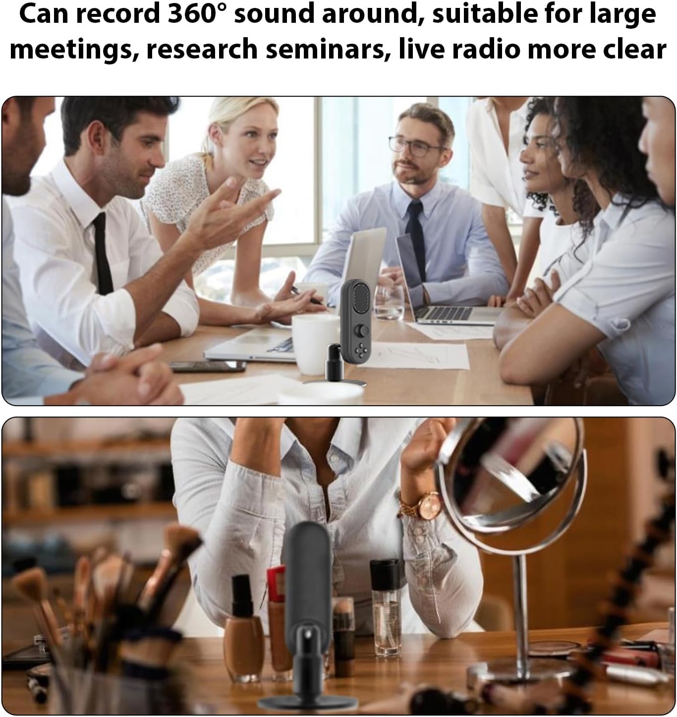 Noise cancelling USB microphone for streaming and recording