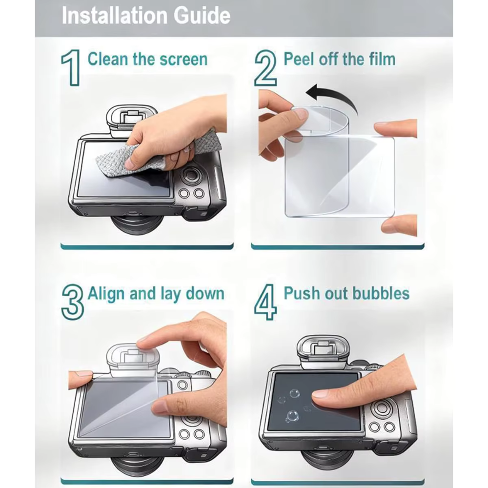 fingerprint resistant glass protector dji osmo