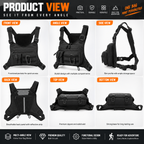 Tactical Chest Bag | Multi Pocket Adjustable Vest Rig
