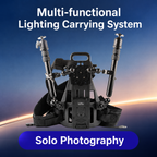 Portable Lighting Backpack Rig for Photographers and Videographers