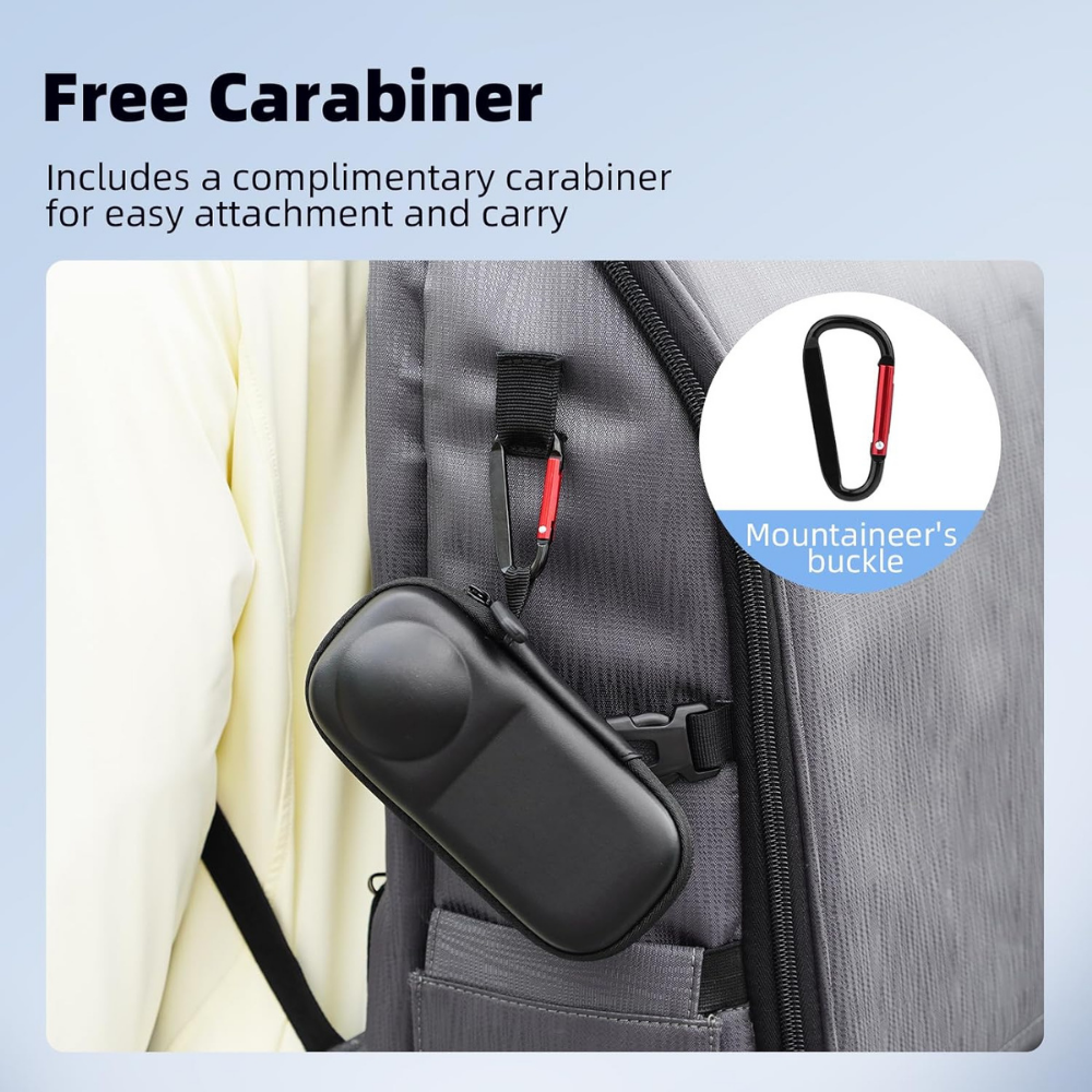 portable carrying case for Insta360 X5 tripod accessories