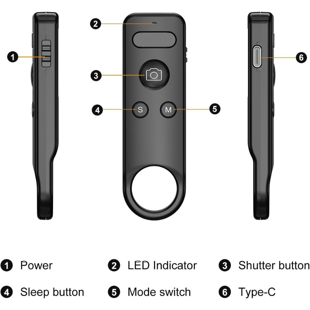 hands free action camera controller