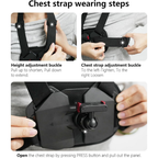 DJI Osmo Action 6 POV chest mount cycling hiking use